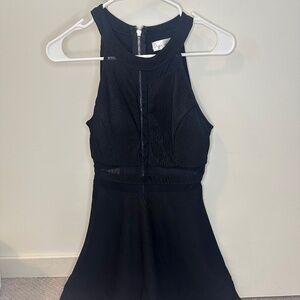 Honey and Rosie Mini Black Formal Dress